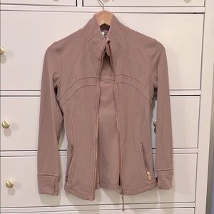 Lululemon Define Jacket in Twilight Rose/Rose Gold size 4